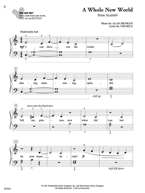 Easy Disney Songs On Piano For Beginners Disney Piano Sheet Music Pdf