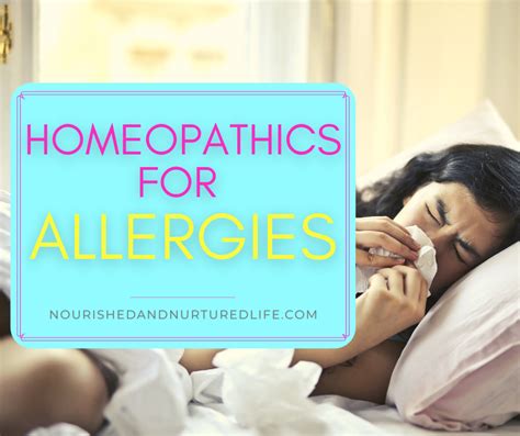 homeopathic remedies for allergies