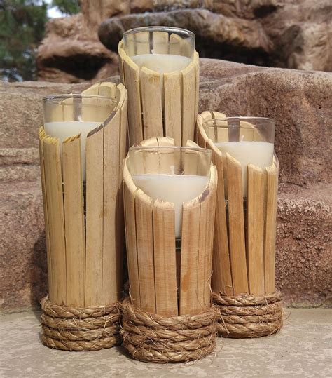 Diy Bamboo Design Ideas Bamboo Candle Bamboo Candle Holder Bamboo