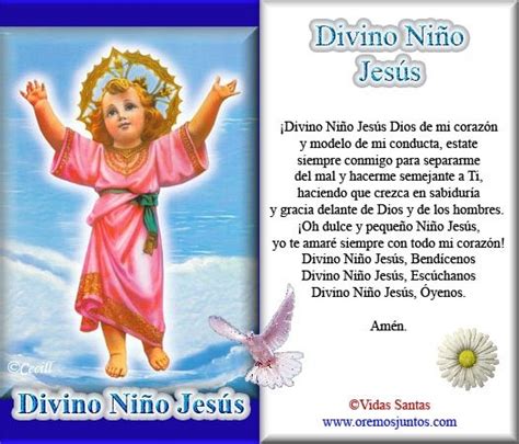 ® Blog Católico Gotitas Espirituales ® OraciÓn Al Divino NiÑo JesÚs