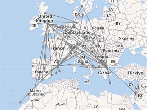 Ryanair Route Map Img Baback