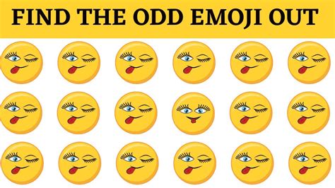 Emoji Challenge Find The Odd Emoji Out 174emojichallenge