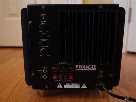 Pinnacle Subsonic Subwoofer Photo 2660168 Uk Audio Mart