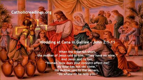 Wedding At Cana In Galilee John 21 11