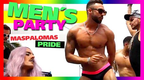 Men´s Pool Party Gay Pride Maspalomas Youtube
