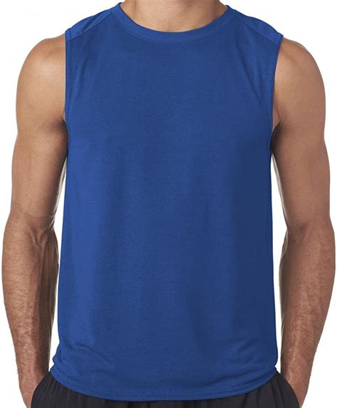 Mens Sleeveless Muscle Tank Top 2xl Royal At Amazon Men’s Clothing Store