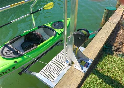 Kayak Lift Launch Your Kayak From Your Seawall Or Permanent Dock — The