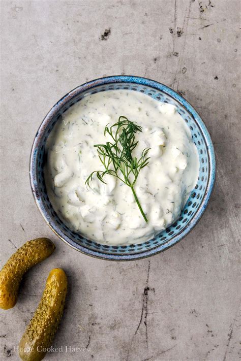 Dill Pickle Sauce Dip Recipe Home Cooked Harvest