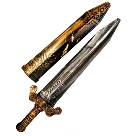 Bronzed Roman Sword Wscabbard
