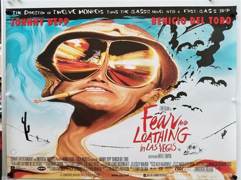 Fear And Loathing In Las Vegas 1998 Original Quad Poster Cinema