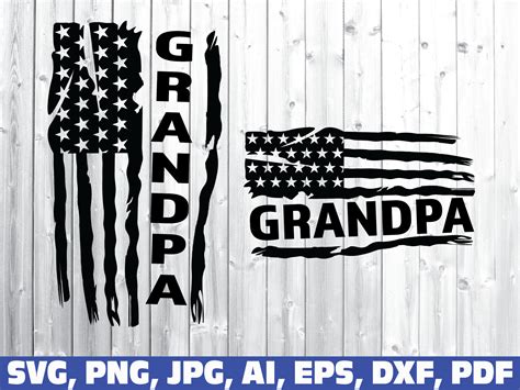 Grandpa American Flag Svg Grandpa Svg Grandpa Usa Flag Svg Etsy Singapore