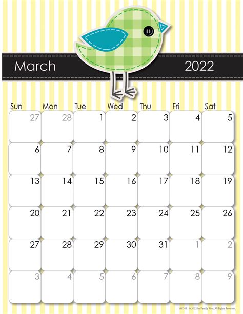 2022 Whimsical Printable Calendars For Moms Imom