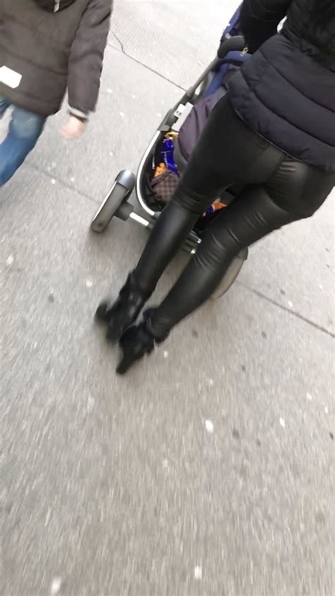 Hot Milf In Leather She Know The Spy