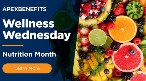National Nutrition Month Wellness Wednesday Apex Benefits