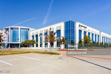 Modern Office Building Of The Famous Motorola Solution In Texas Stock