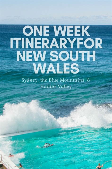 A One Week Itinerary For New South Wales Travel Destinations