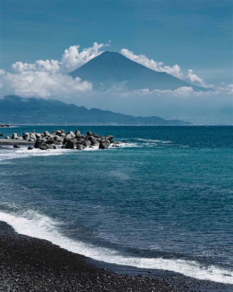 Mount Fuji View From Miho Beach In Shizuoka Rjapanpics