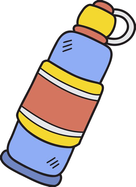Hand Drawn Water Bottle For Kids Illustration 13127148 Png