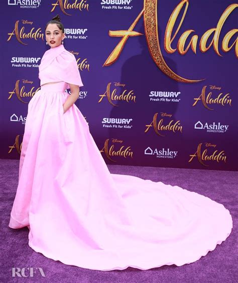 Naomi Scotts Power Pink Aladdin World Premiere Moment Red Carpet