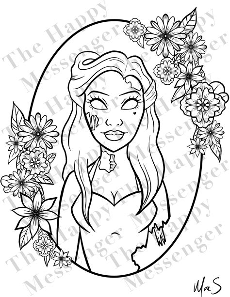Pin Up Girl Coloring Pages Forsketch Coloring Page