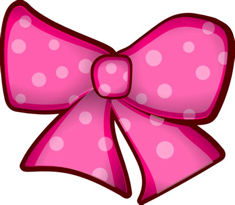Pink Bow Clipart Transparent Background