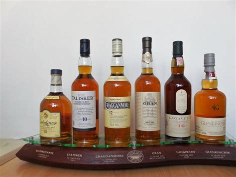 Wooden Display With The 6 Classic Malts Catawiki