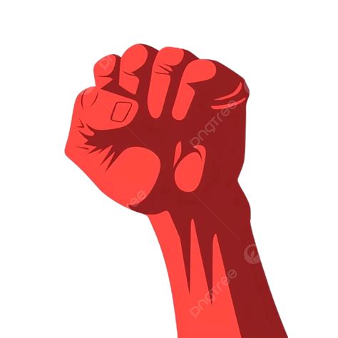 Labor Day Fist Power Labor Day Red Fist Png Transparent Image And