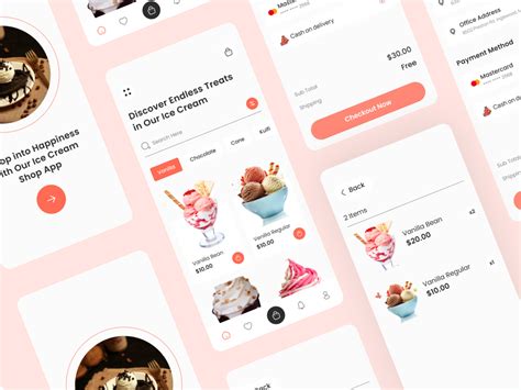 Ice Cream Shop App UpLabs