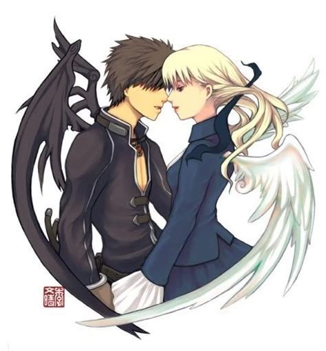 Anime Angel Couples Images The Free Images