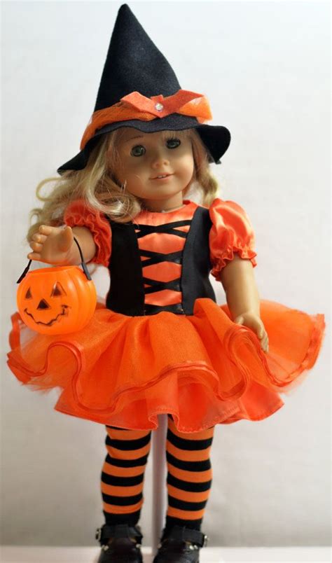 Halloween Witch Costume For 18 Dolls Such As American Girl My Life