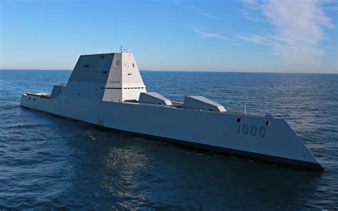 Design ships with better flows! The U.S. Navy's First Stealth Warship Is Almost Ready for ...