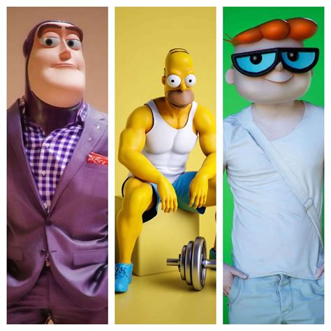 Buzz Lightyear Homer Simpson And More Get Makeovers As Artist Mohamed