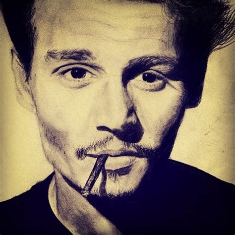 Johnny Depp Drawing Johnny Depp Drawings Visual Media