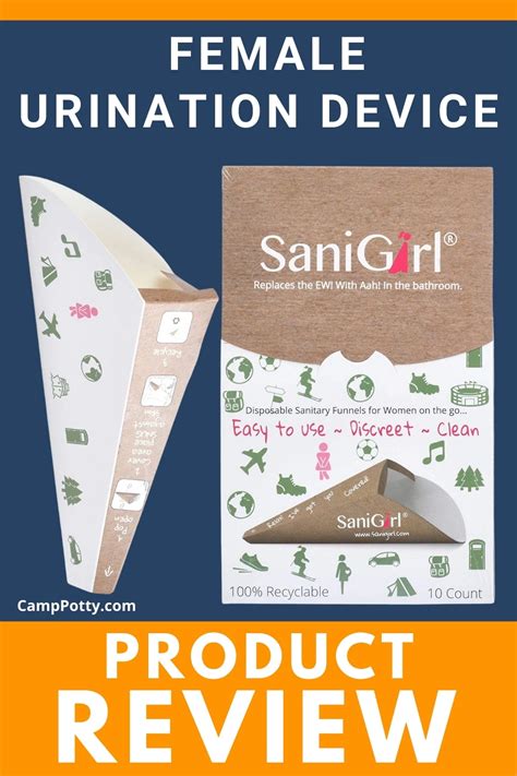 Sanigirl Disposable Female Urination Device Review Camp Potty