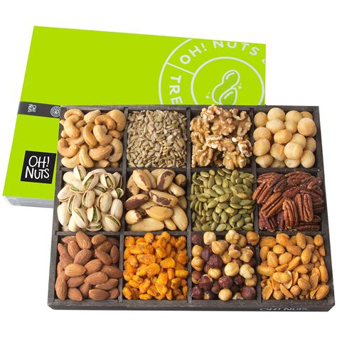 Oh Nuts 12 Variety Mixed Nut T Basket Holiday Freshly Roasted
