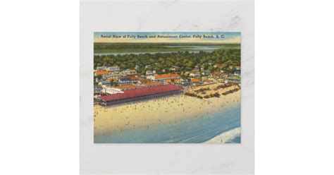 Folly Beach And Amusement Park South Carolina Postcard Zazzle