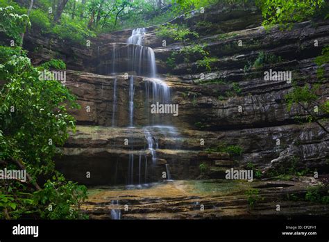 Waterfall Ozark Mountains Of Arkansas Usa Stock Photo Alamy