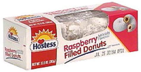 Hostess Raspberry Filled Donuts 135 Oz Nutrition Information Innit