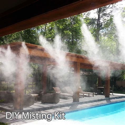 Patio Misting Kit Misting Nozzles Filter For Misting System Misting Fan