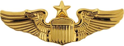 Generic Mens Usaf Us Air Force Senior Pilot Metal Wing Badge
