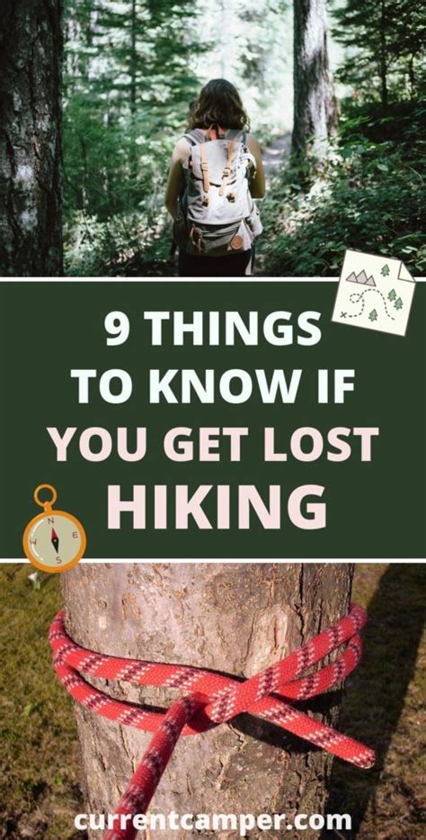 9 Things To Know If You Get Lost Hiking Current Camper Hiking