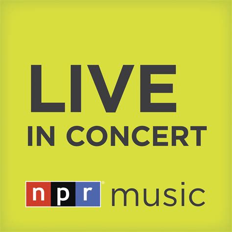 Npr Live In Concert From Nprs All Songs Considered Podcast Freebie