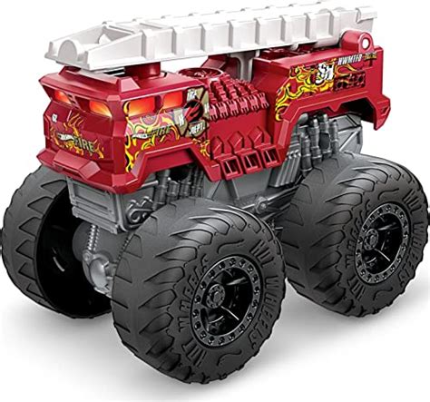 Hot Wheels Monster Trucks Roarin Wreckers 5 Alarm 143 Scale Fire