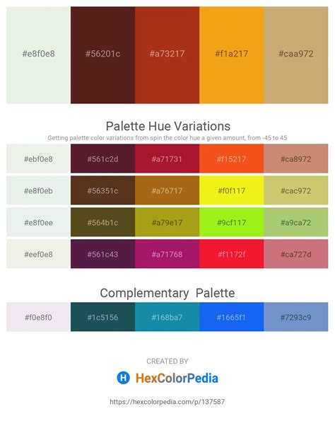 Pantone 1235 C Hex Color Conversion Color Schemes Color Shades
