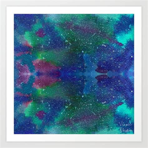 Flying Through Space Art Print By Vinnie Bhatia Society