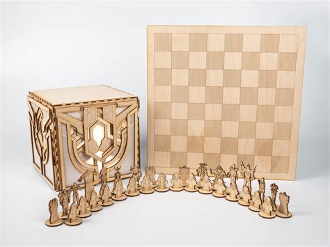 Laser Cut League Of Legends Chess Set By Shavonne Yu On Dribbble