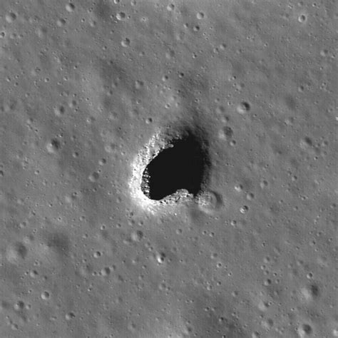 Rare Hole In The Moon Photographed Space
