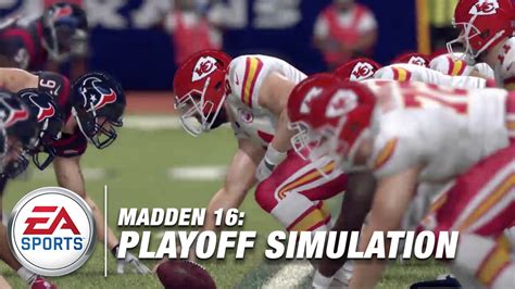 Ea Sports Wild Card Playoff Simulation Madden Nfl Live Youtube