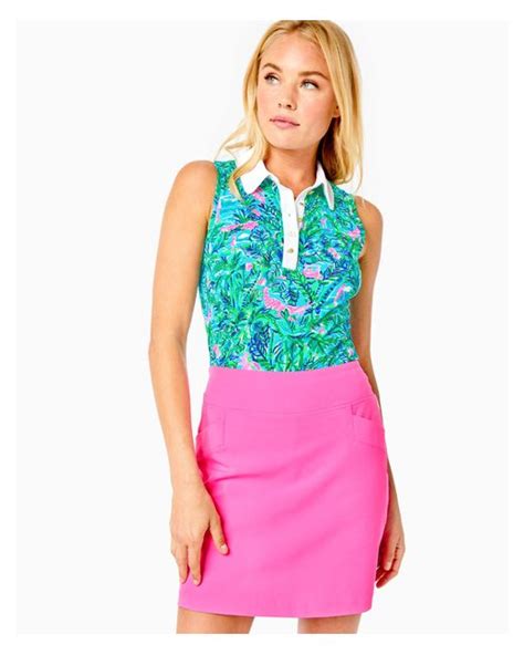 Lilly Pulitzer Synthetic Womens Upf 50 Luxletic Monica Skort In Pink