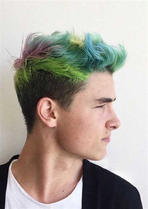 Medium simple hairstyle for boys. 10+ Unique Hair Colors for Men | The Best Mens Hairstyles ...